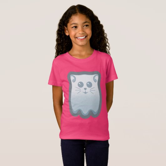 T-Shirt Ghost kitty (Devant entier)