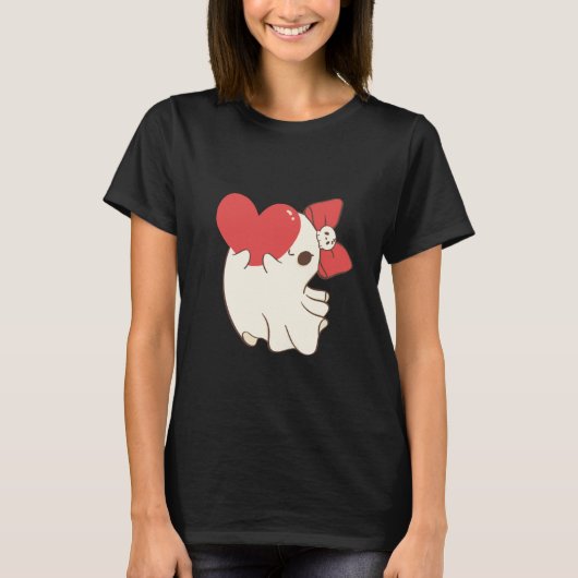 T-shirt Ghost mignon" (Devant)