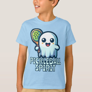T-shirt GHOST Pickleball Spirit ! Mascotte de basket