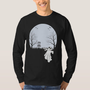 T-shirt Ghost Plays Disque Golf Costume Halloween