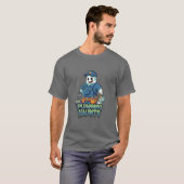 T-shirt Ghost Plumber Funny Plumbing Halloween Costume (Devant entier)