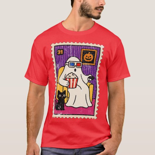 T-shirt Ghost Popcorns (Devant)