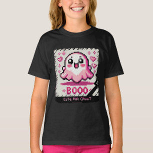 T-shirt Ghost rose mignon : Chemise fille douce et Éffraya