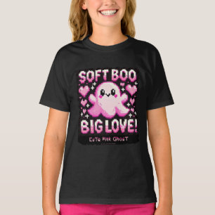 T-shirt Ghost rose mignon : Chemise fille douce et Éffraya