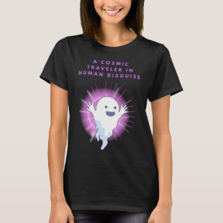 T-shirt Ghost Spirituel mignon - UN VOYAGEUR COSMIQUE EN H
