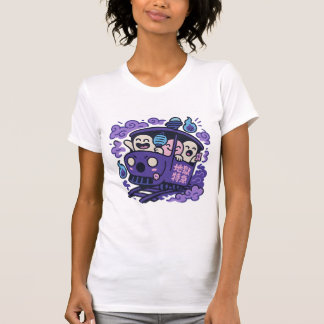 T-shirt Ghost Train Party – Esprits Kawaii à Bord