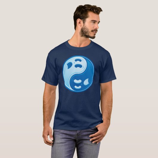 T-shirt Ghost Yin Yang (Devant entier)