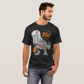 T-shirt Ghost Zombie Mummy Dinosaur Boo Citrouille Hallowe (Devant entier)