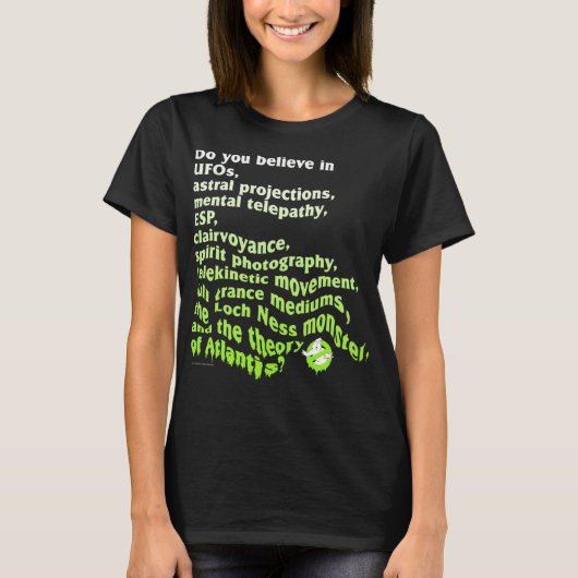 T-shirt Ghostbusters Croyez-Vous En Funny Retro Movie (Devant)