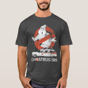 T-shirt Ghostbusters Pas de fantôme avec film rétro Ectomo