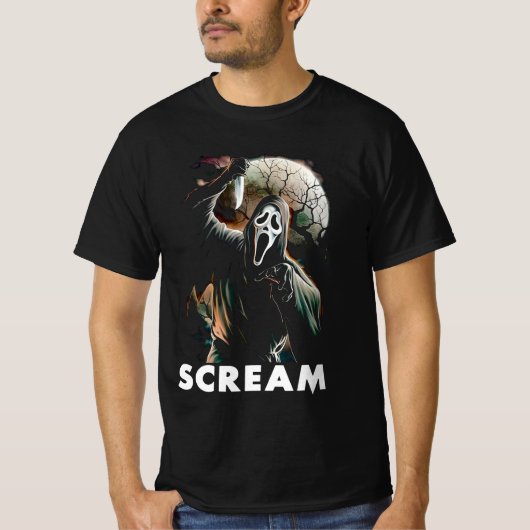 T-shirt ghostface soScream (Devant)