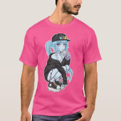 T-shirt Ghosting Anime Fille Fantôme (Devant)