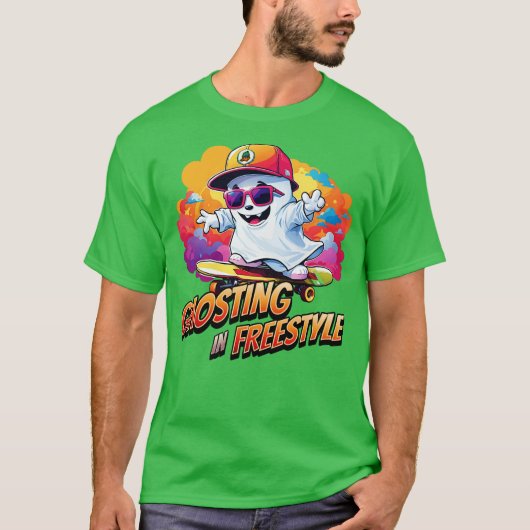 T-shirt Ghosting en freestyle (Devant)