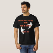 T-shirt Ghosting People est tellement facile pour moi desi (Devant entier)