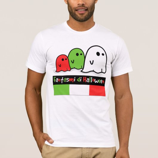 T-shirt Ghosts d'Halloween en Italie, Fantasmi di Hallowee (Devant)