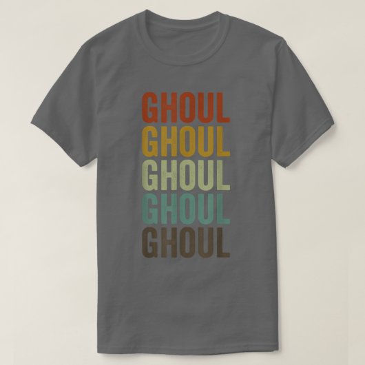 T-shirt Ghoul Fish Retro  (Design devant)