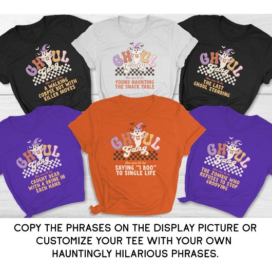 T-shirt Ghoul Gang Halloween Party Bach Groupe