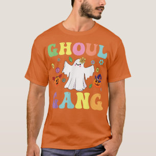 T-shirt Ghoul Gang Super Hey Boo Citrouille Boo Crew Hallo
