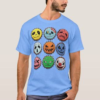 T-shirt Ghoul Ghoulish Macabre Terror Fright Emoticons Hal
