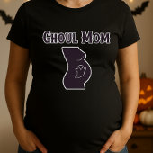 T-shirt Ghoul Maman Maternité Halloween Grossesse Éffrayan