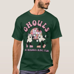 T-shirt Ghouls veut juste s'amuser Retro Halloween Party C