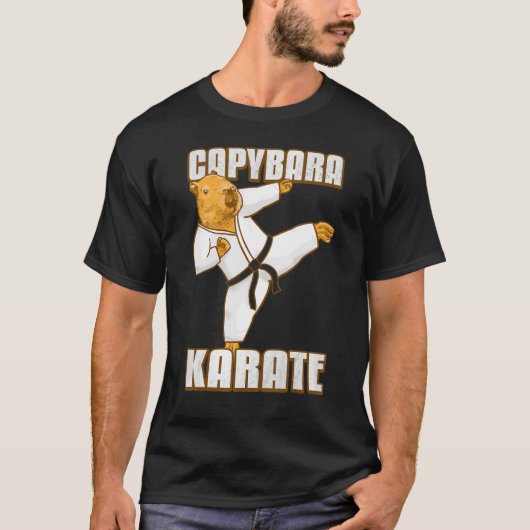 T-shirt Gi de karaté Capybara (Devant)