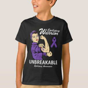 T-shirt Gi de sensibilisation à l'épilepsie du guerrier de