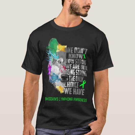 T-shirt Gi de soutien au ruban de sensibilisation au lymph (Devant)