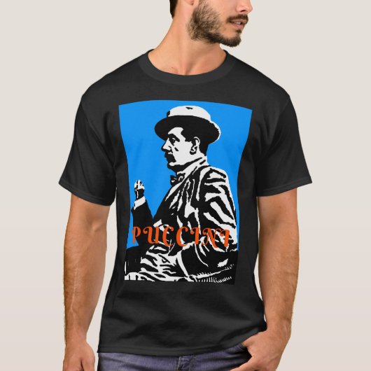 T-shirt Giacomo Puccini (1858 1924) numérisé (Devant)