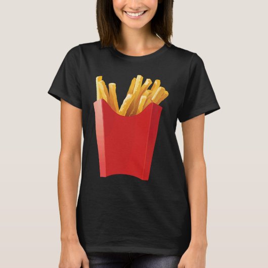 T-shirt Giant French Fries  makes a great Halloween costum (Devant)