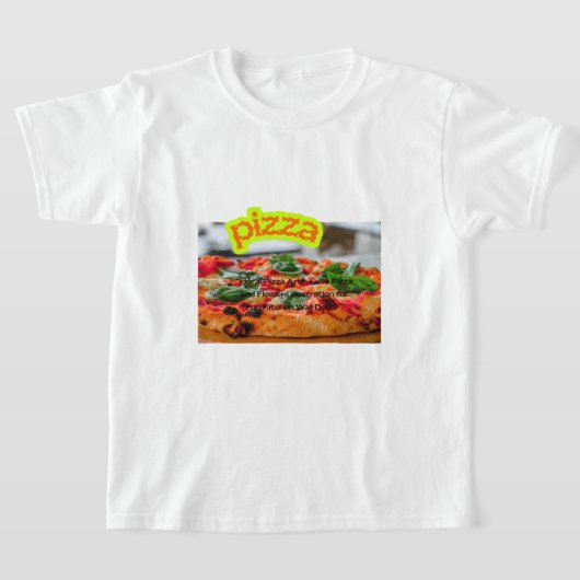 T-shirt Giant Pizza Image - Massive Delicious Food  (Poser)