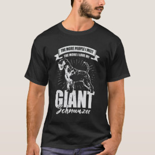 T-shirt Giant Schnauzer animal Amoureux des chiens cadeau