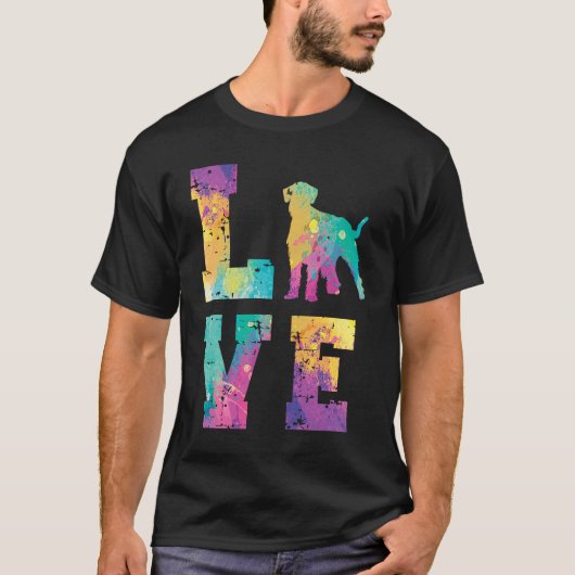 T-shirt Giant Schnauzer Love (Devant)