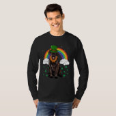 T-shirt Giant Schnauzer St Patricks Day Leprechaun (Devant entier)