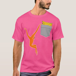 T-shirt Gibbon Monkey Reaching For Banana