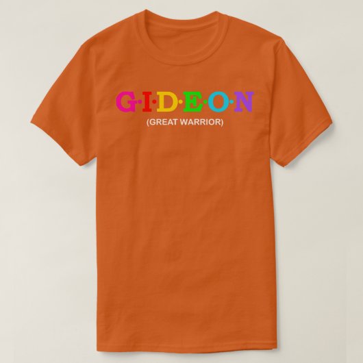 T-shirt Gideon Great Warrior (Design devant)