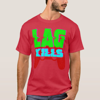 T-shirt Gif de conception drôle de décalage qui tue le jeu