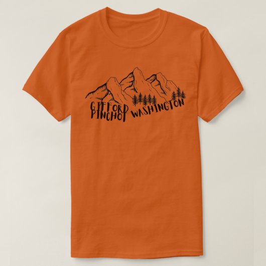 T-shirt Gifford Pinchot national forest (Design devant)