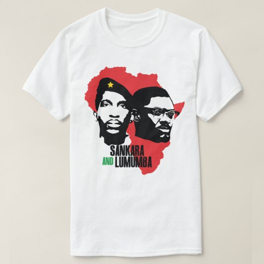 T-shirt Gift For Men President Thomas Of Burkina Sankara F (Design devant)
