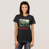 T-shirt Giganotosaurus Retro rex prehistoric dinosaur Fath (Devant entier)