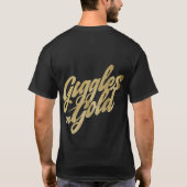 T-shirt Giggles en or (Dos)