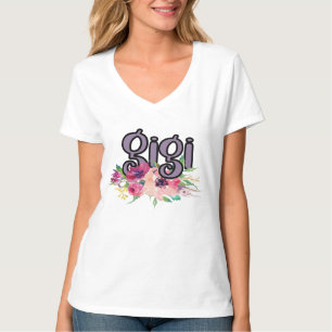 T-shirt GiGi avec Fleurs aquarelles