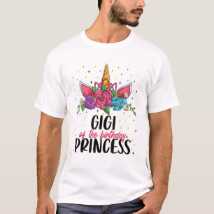 T-shirt Gigi de la Licorne de la Fille d'anniversaire Fête