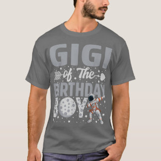 T-shirt Gigi De L'Anniversaire Astronaut Boy Space Thème B
