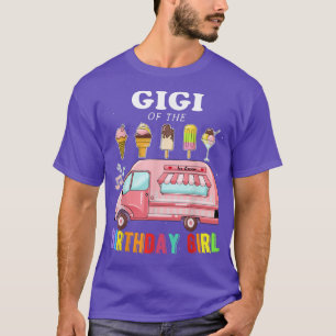 T-shirt Gigi De L'Anniversaire Fille Crème Glace Camion An