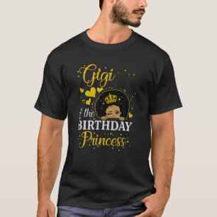 T-shirt Gigi De L'Anniversaire Princesse Africaine América