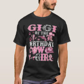 T-shirt Gigi De L'Anniversaire Vache Rodéo Fille Vache Nai (Devant)