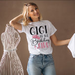 T-shirt Gigi de l'équipe de filles d'anniversaire sur mesu<br><div class="desc">Gigi of the Birthday Girl Custom Matching Shirts for the Family personalisé anniversaire squad shirts sont parfaits pour toute célébration familiale! Avec une variété de couleurs et de modèles à choisir, ces chemises font de grands cadeaux pour les anniversaires, anniversaires, ou simplement pour montrer votre soutien à vos proches. Vous...</div>