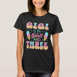 T-shirt Gigi de The Sweet Three 3e fille d'anniversaire gl