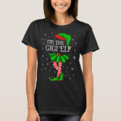 T-shirt Gigi Elf Christmas Matching Family Women Girls Elf (Devant)